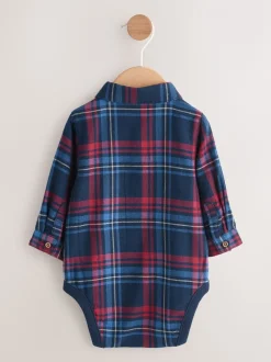 Vérification rouge/marine - Body chemise bébé (0mois-2ans)