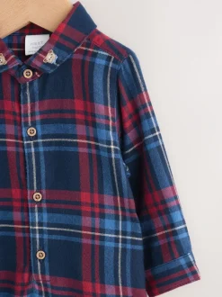 Vérification rouge/marine - Body chemise bébé (0mois-2ans)