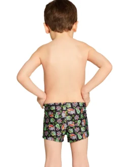 Zoggs Garçons Hip Racer Noir Shorts de bain